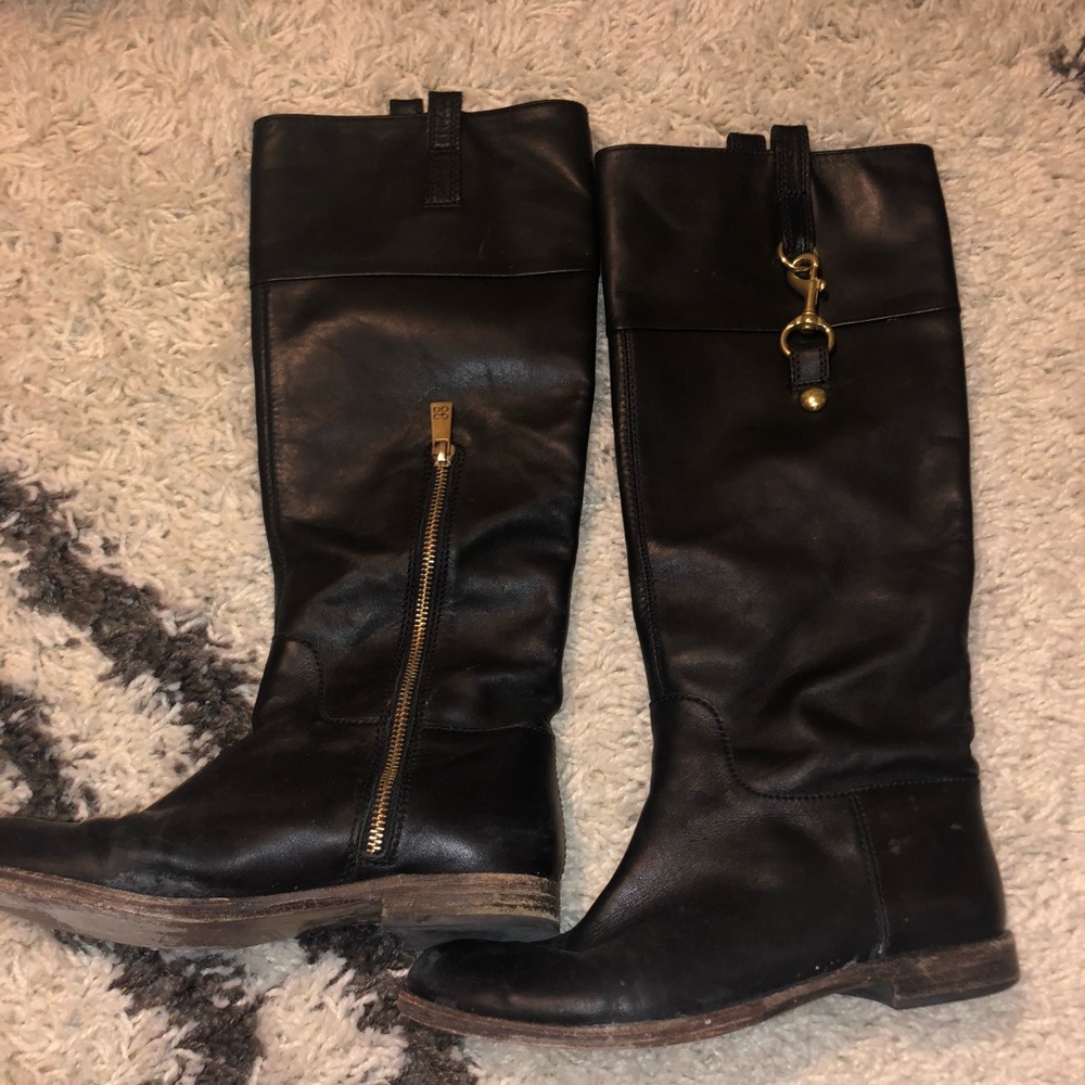 Coach knee boots